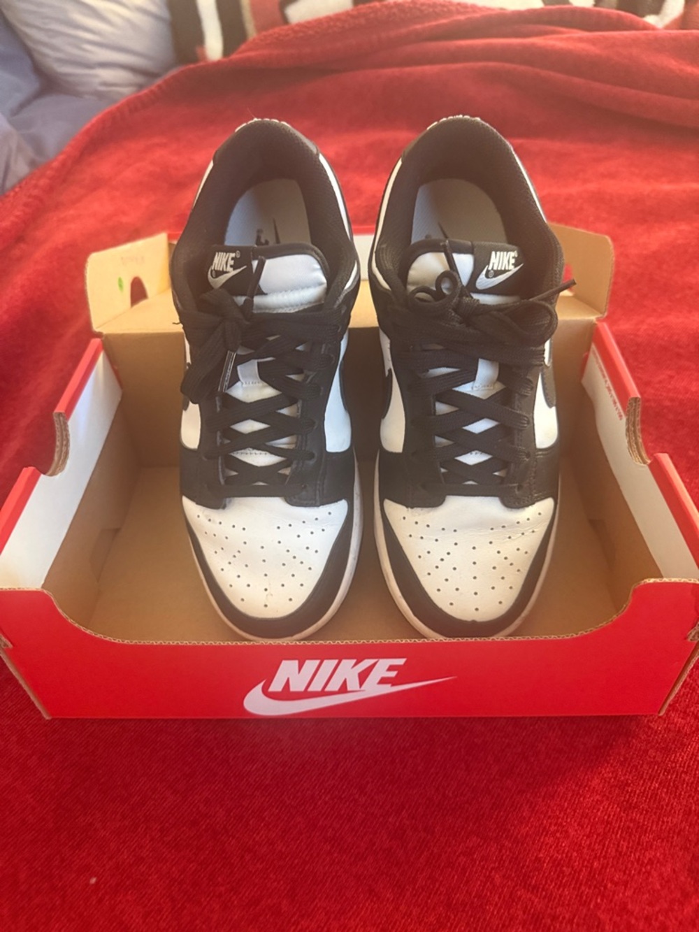 Nike Black and White Low-Top Sneakers